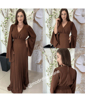 Vestido Suzana Marrom